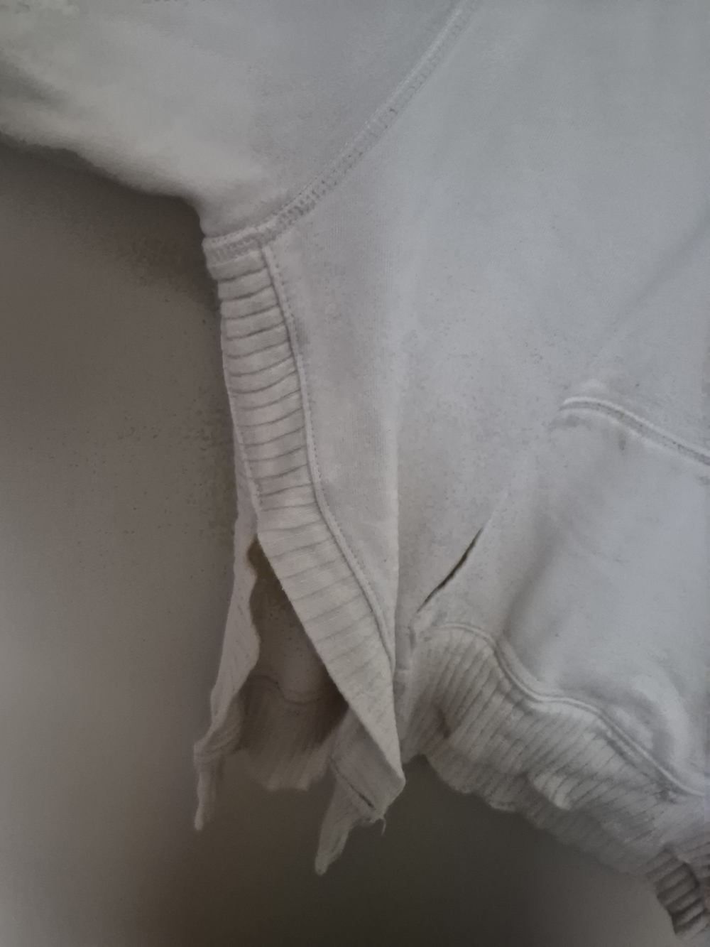 American Eagle Outfitters Cream Drawstring Hoodie - Picture 2 of 5